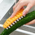 Clean Fruits & Vegetables Easily with our Food-Safe "Veggie Scrubber"