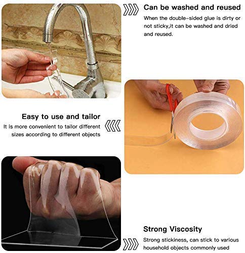 Ultra Strong Double-Sided Nano Tape – Washable | Reusable | Super Sticky