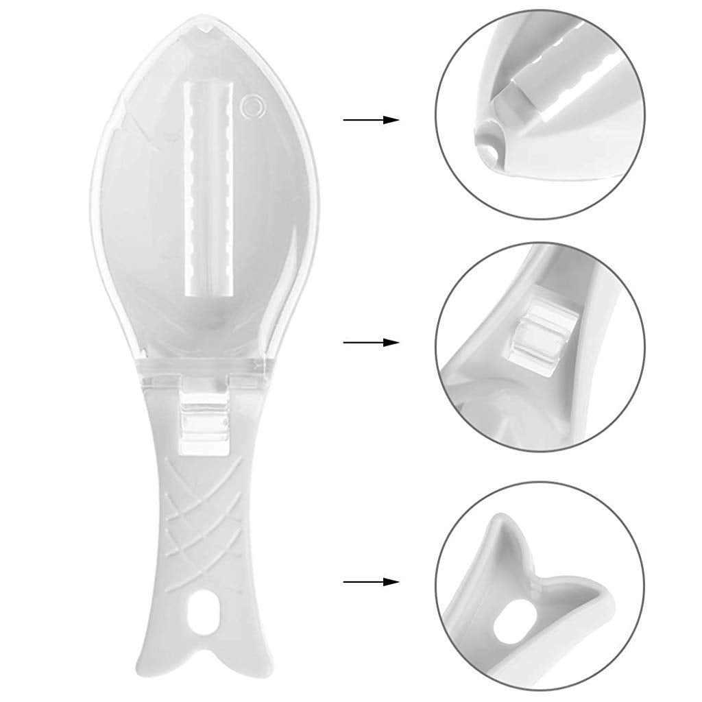 Premium Fish Scale Scraper, Peeler - Fish Tools for Kitchen