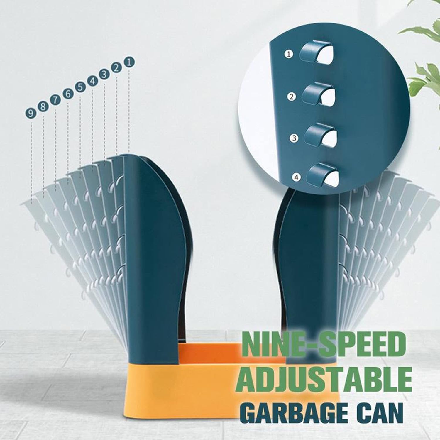 Expandable Trash Can - Adjustable Size | Maximum Convenience | Perfect for Kitchen & Bathroom