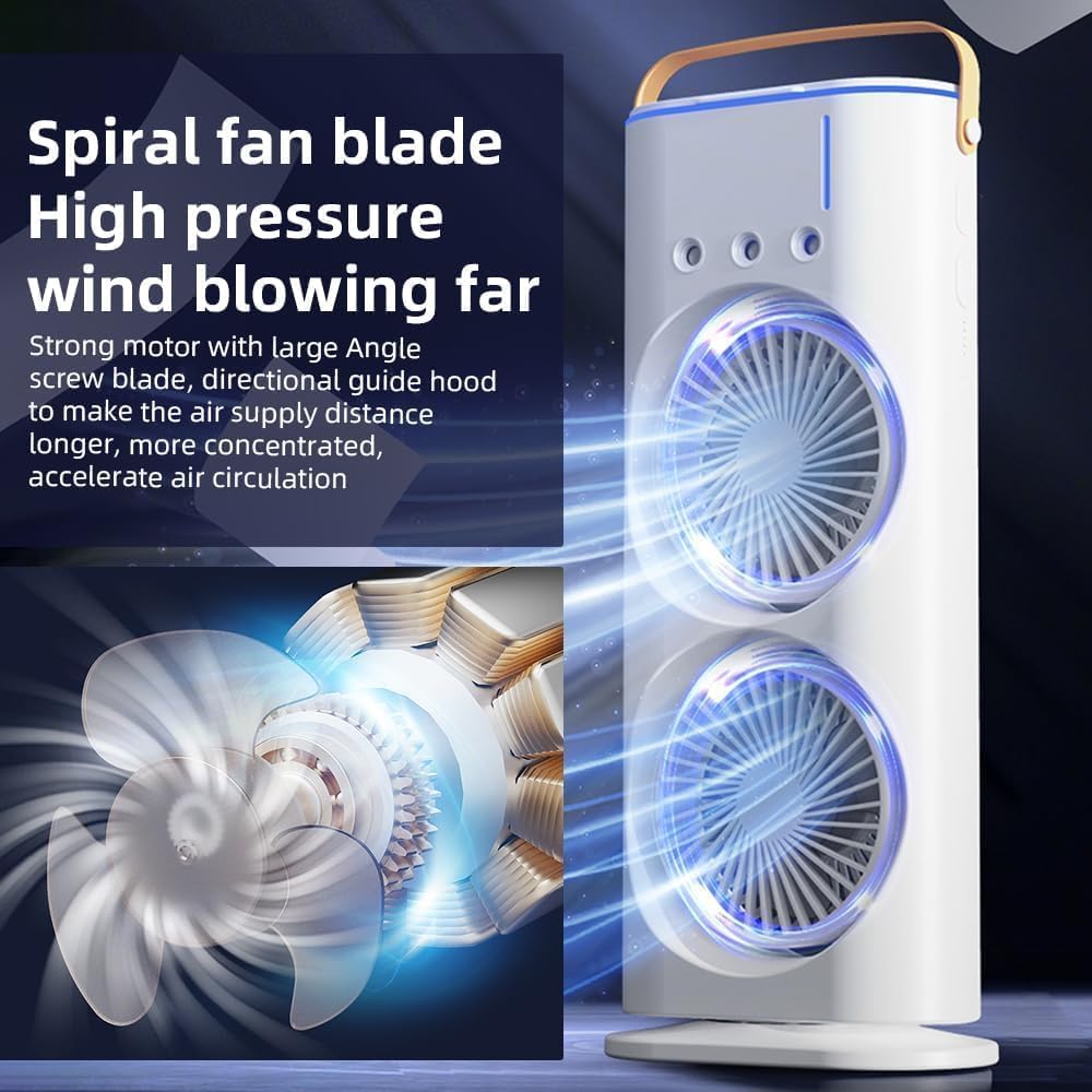 Electric Double-head Powerful Air Cooler for SUMMER