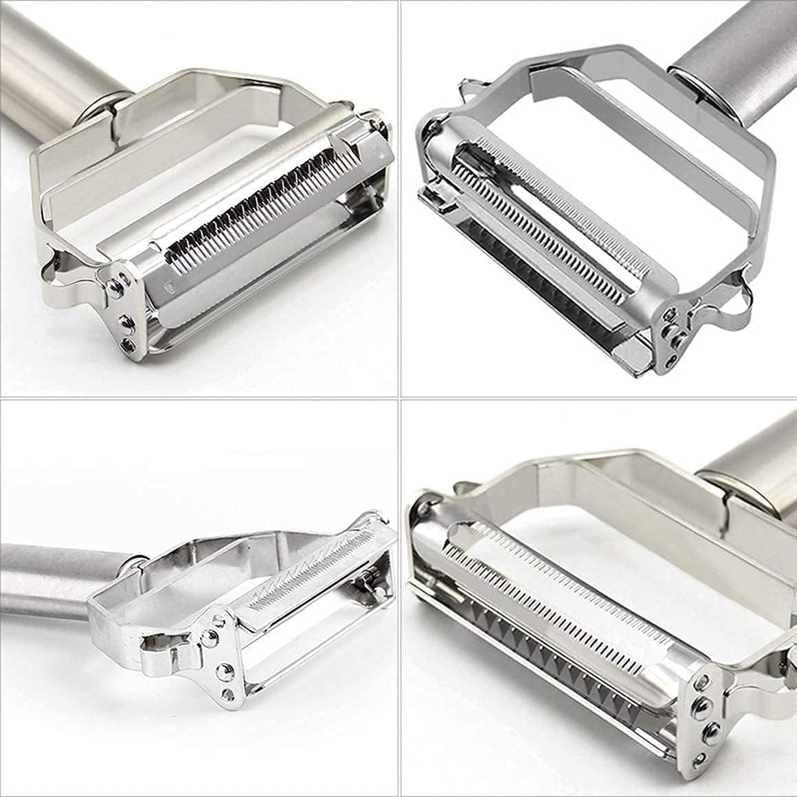 BUY 1 GET 1 FREE | Heavy Duty 2-in 1 Stainless Steel Vegetable Peeler and Julienne Cutter
