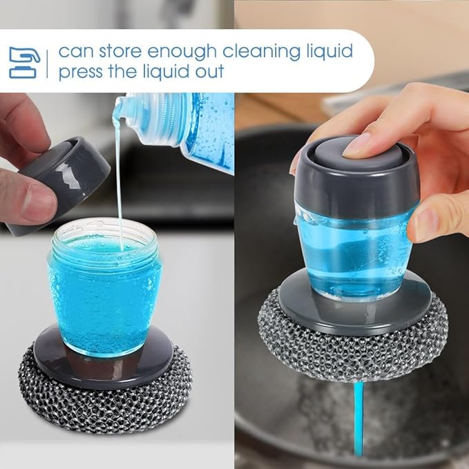 Scrub & Clean Effortlessly with Our All-in-One "Dish Brush" | Fast Wash | Deep Clean