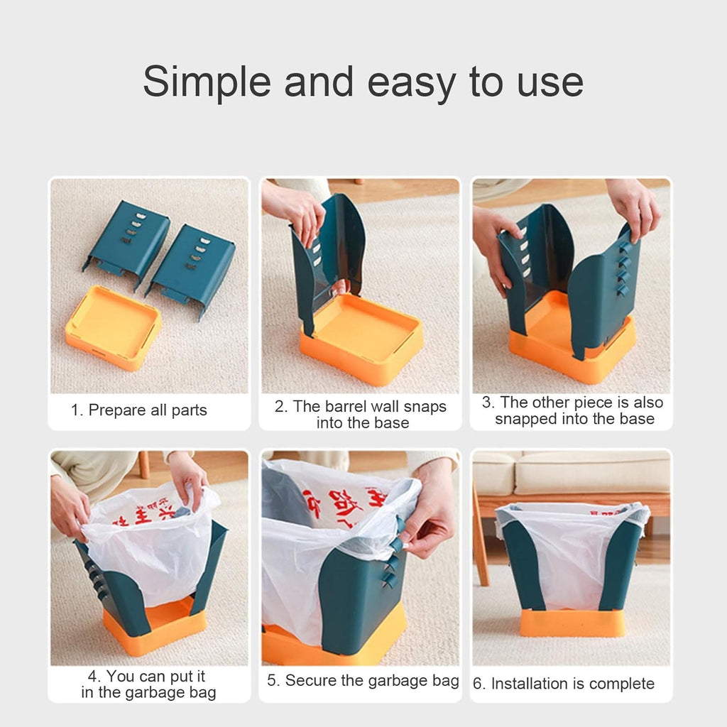 Expandable Trash Can - Adjustable Size | Maximum Convenience | Perfect for Kitchen & Bathroom