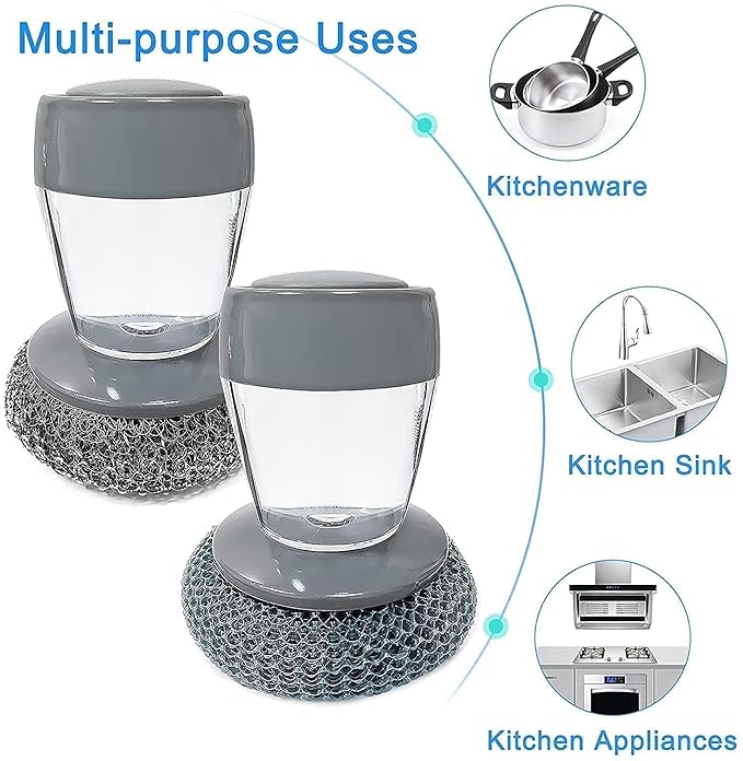 Scrub & Clean Effortlessly with Our All-in-One "Dish Brush" | Fast Wash | Deep Clean