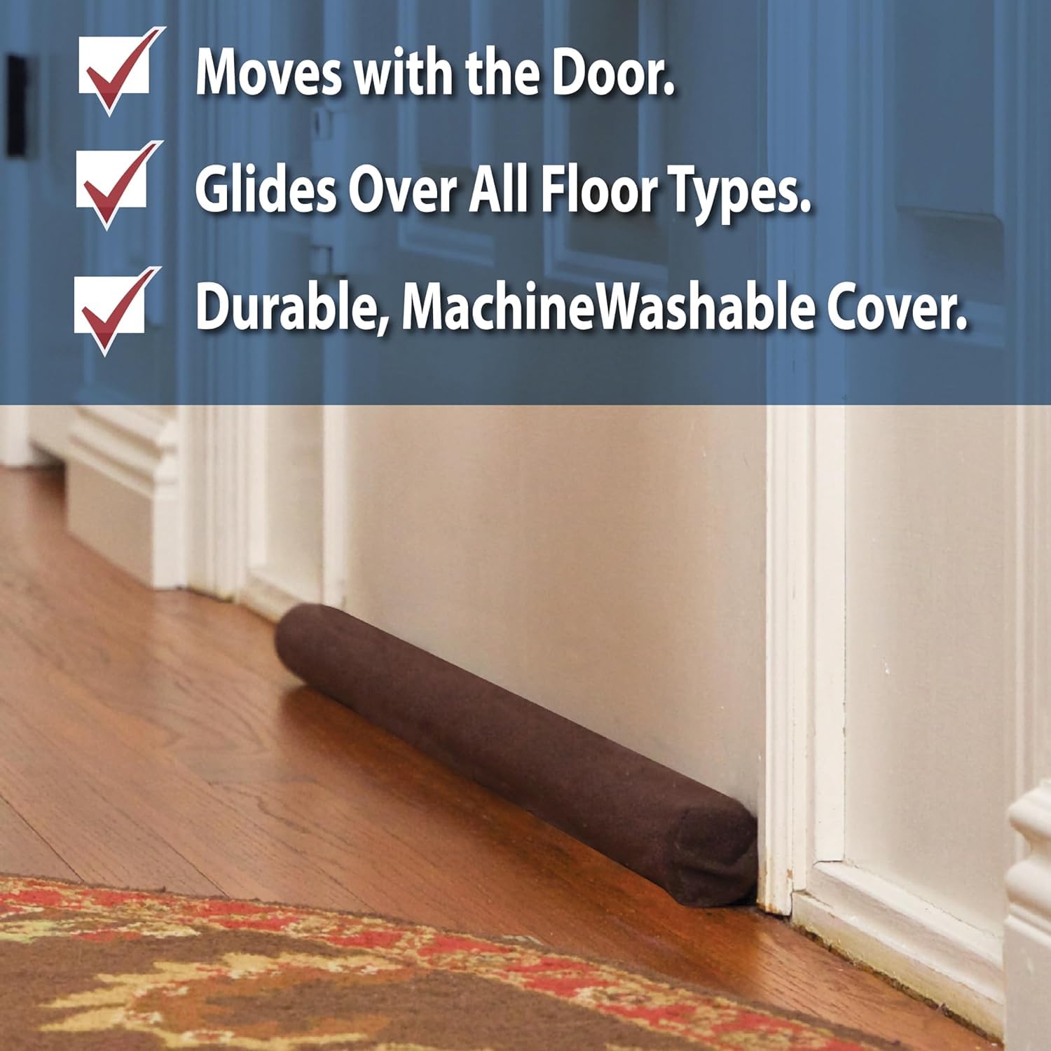 Stop Dust, Noise & Insects Entering Your Room with Our " Premium Door Guard Gap Filler"